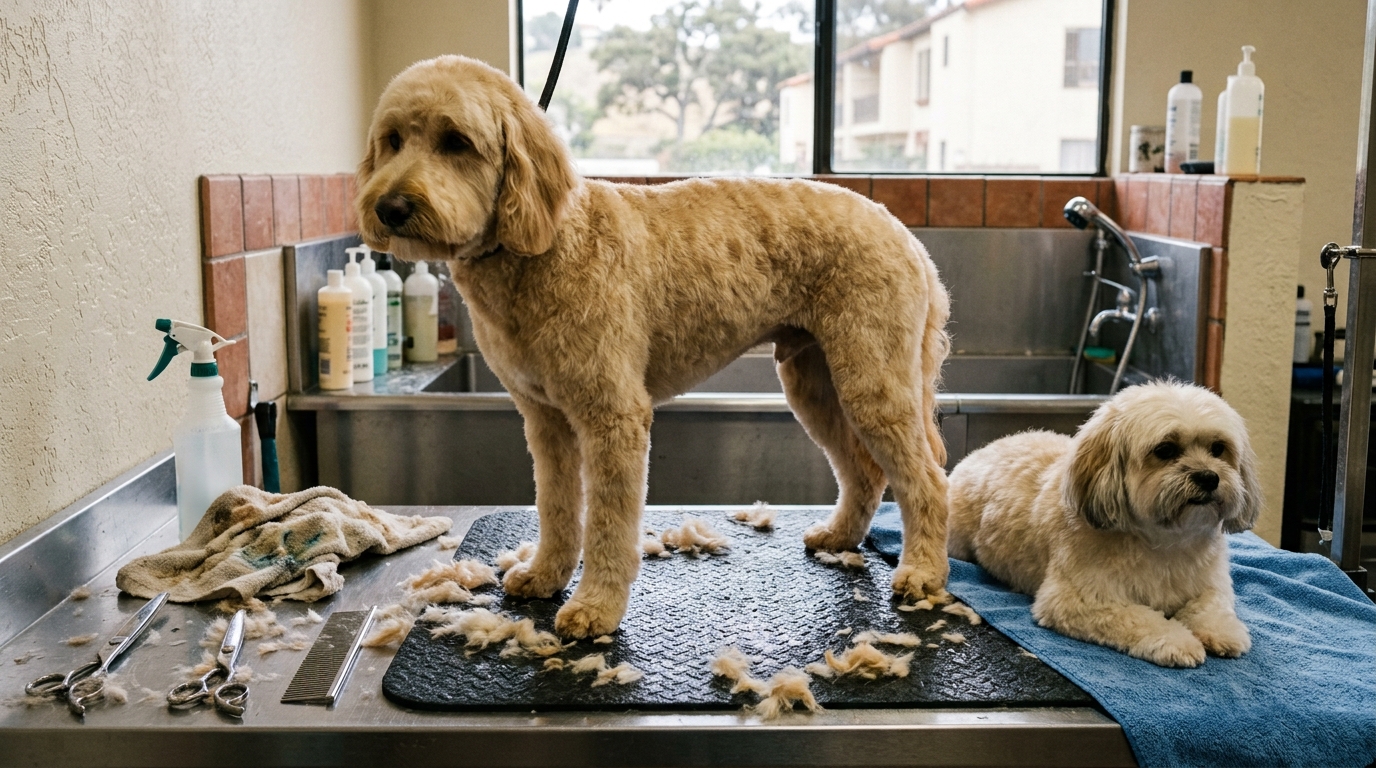 Two done — Doodle and Lhasa